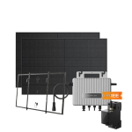 Комплект EcoFlow STREAM Microinverter/2*400W Rigid Solar Panel Combo/Розумний лічильник Smart Meter/Система кріплень для сонячних панелей Balcony Hook Kit