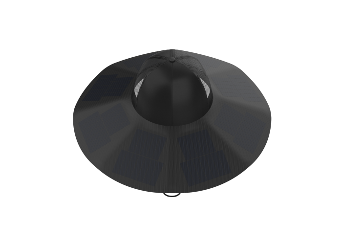 Сонячний капелюх EcoFlow Solar Hat 12W - Чорна