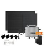 Комплект EcoFlow STREAM Microinverter/2*400W Rigid Solar Panel Combo/Розумний лічильник Smart Meter/Cистема кріплень EcoFlow Rigid Solar Panel Mounting Feet