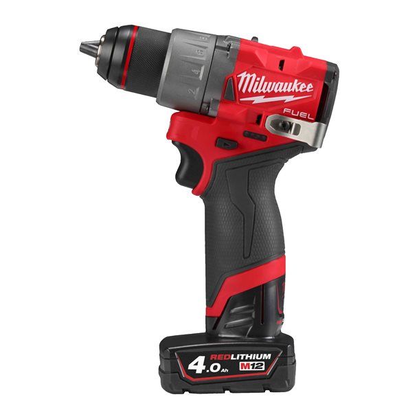 Дриль-шуруповерт акумуляторний безщітковий MILWAUKEE M12 FDD2-402X (45 Нм) (ЗУ+2ак.Х4Ач+HDкейс)