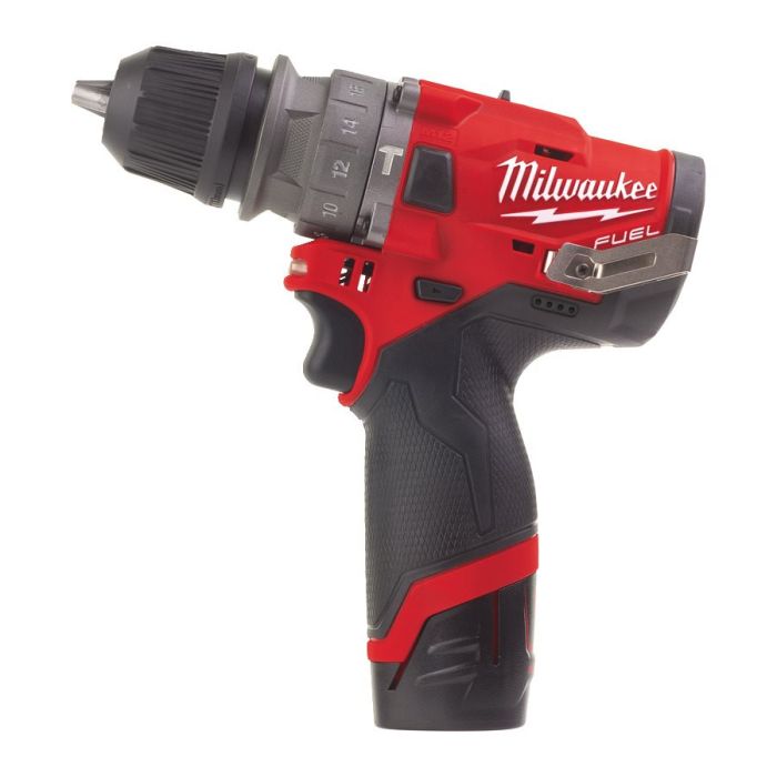 Дриль-шуруповерт акумуляторна безщіткова ударна MILWAUKEE M12 FPDX-202X (37Нм) (ЗУ+2акХ2Ач+кейс)