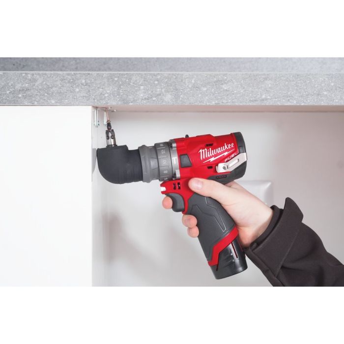 Дриль-шуруповерт акумуляторна безщіткова ударна MILWAUKEE M12 FPDX-202X (37Нм) (ЗУ+2акХ2Ач+кейс)
