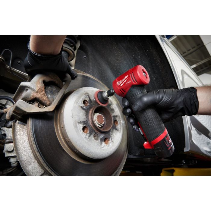 Машина шліфувальна акумуляторна цангова кутова безщіткова MILWAUKEE M12 FDGA-422B (ЗУ+2ак)