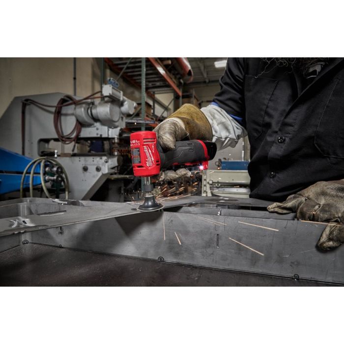 Машина шліфувальна акумуляторна цангова кутова безщіткова MILWAUKEE M12 FDGA-422B (ЗУ+2ак)