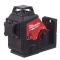 Нівелір лазерний акумуляторний 3D MILWAUKEE M12 3PL-0C (360˚, зелений промінь)