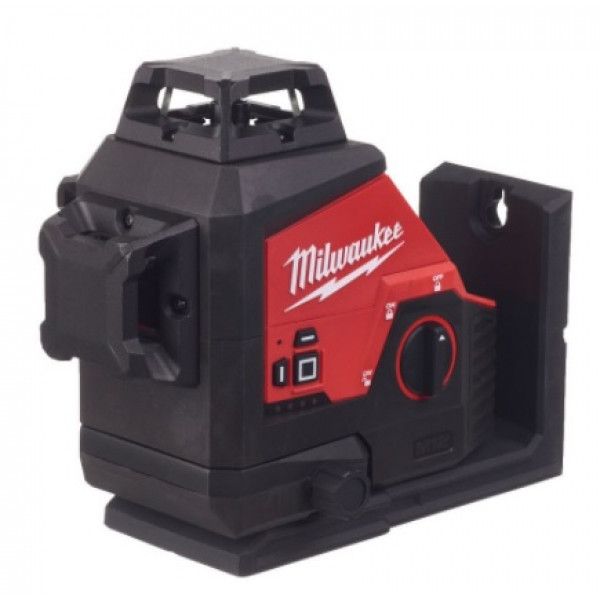 Нівелір лазерний акумуляторний 3D MILWAUKEE M12 3PL-0C (360˚, зелений промінь)