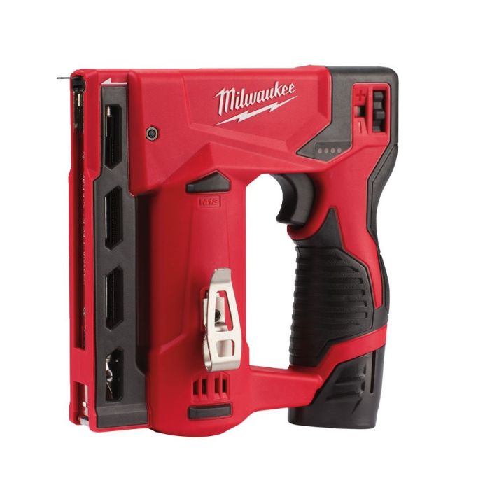 Степлер скобозабивний акумуляторний MILWAUKEE M12 BST-202X (ЗУ+2акк.Х2ач+HDкейс)