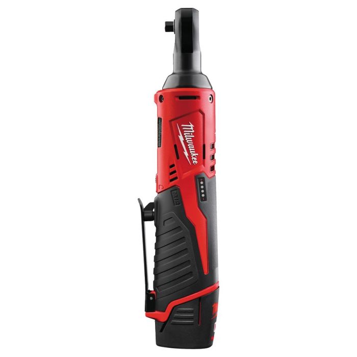 Трещітка акумуляторна безщіткова MILWAUKEE 1/4" (40 Нм) M12 IR-201B (ЗУ+1акк.Х2Ач+сумка)