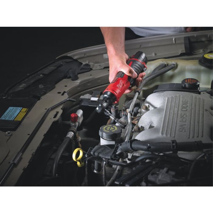 Трещітка акумуляторна безщіткова MILWAUKEE 1/4" (40 Нм) M12 IR-201B (ЗУ+1акк.Х2Ач+сумка)