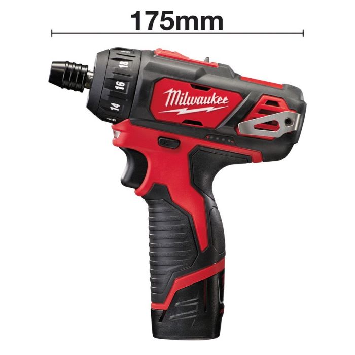 Шуруповерт акумуляторний MILWAUKEE M12 BD-0 (30Нм) (каркас)