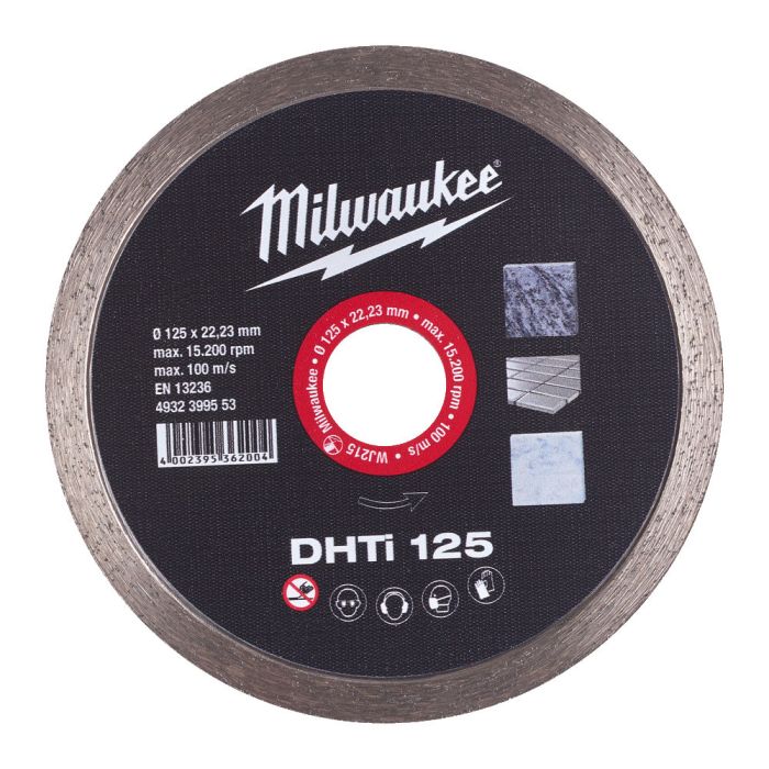 Диск алмазный MILWAUKEE DHTi 125, Ø125мм (керамическая плитка)