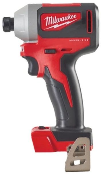 Шуруповерт ударний акумуляторний безщітковий MILWAUKEE (180 Нм) M18 BLID2-0X (каркас, HDкейс)