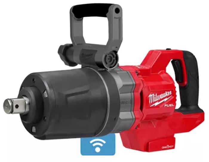 Гайковерт аккумуляторный бесщеточный MILWAUKEE 1'' (2711Нм) M18 ONEFHIWF1DS-0C, с кольцом (каркас)
