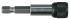 Держатель для бит магнитный 1/4'' Hex MILWAUKEE,  с фиксатором, 58мм