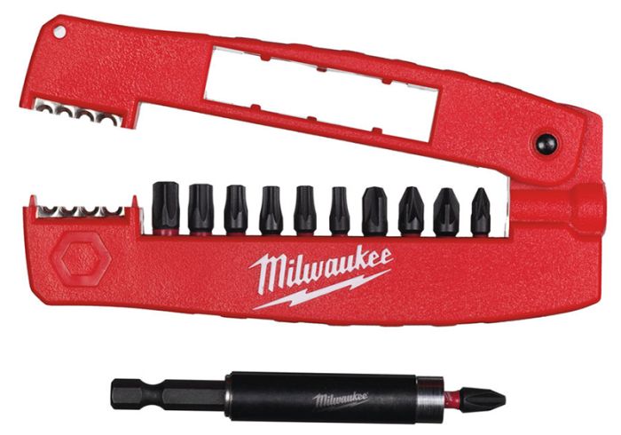 Набор бит Milwaukee SHOCKWAVE (12 предм.) "Крокодил №2"