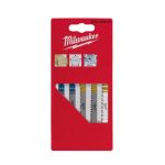 Набор полотен для лобзиков MILWAUKEE, (5шт)