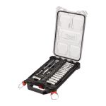 Набір головок торцевих хромованих метричних ⅜″ PACKOUT™ MILWAUKEE, з коміром (38шт)