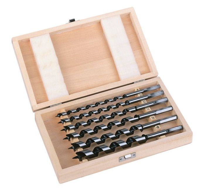 Набор сверл по дереву спиральных MILWAUKEE, 230мм (6шт) ( 8/10/12/14/16/18мм)