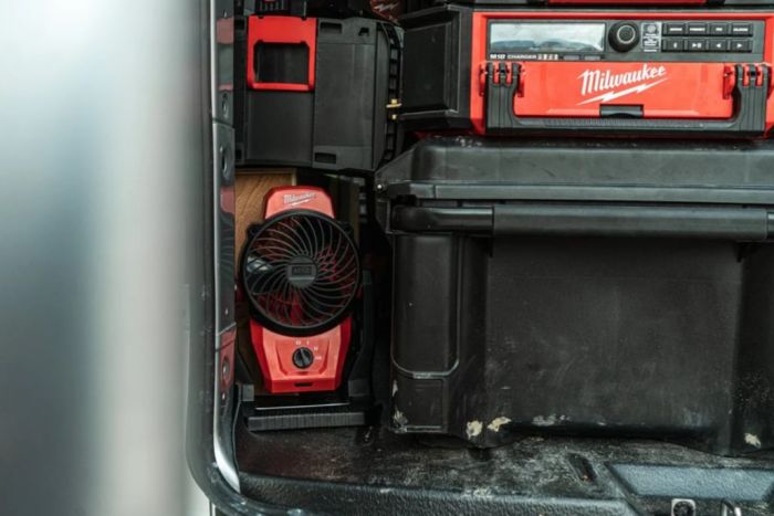 Вентилятор повітряний акумуляторний MILWAUKEE M12 AF-0