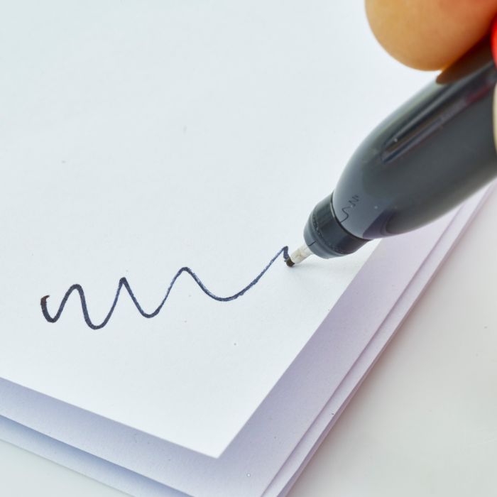 Набор маркеров для стройплощадки INKZALL MILWAUKEE, ультра-тонких черных (4шт)