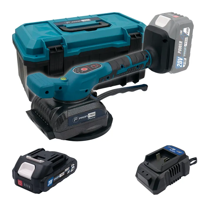 Акумуляторна вібраційна присоска PROFI-TEC VMC-Universal POWERLine (1×PT2020MP (2.0 Аг), зарядний пристрій)