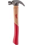 Молоток із закругленим цвяхом і рукояткою з гікорі MILWAUKEE, 16 унцій/450гр