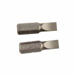 Біти S2 прямий шліц 4.0х0.5х25 мм, 2 шт блістер