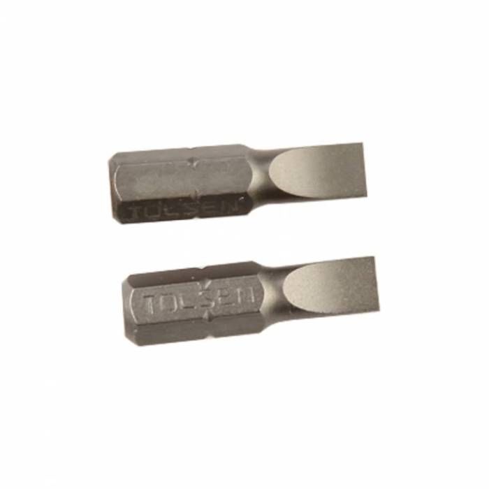 Біти S2 прямий шліц 4.0х0.5х25 мм, 2 шт блістер