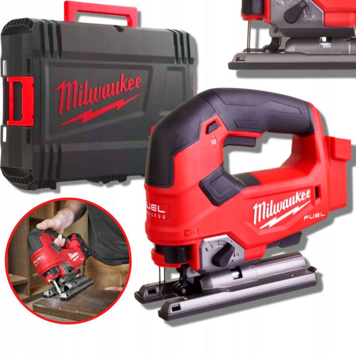 Пила лобзикова акумуляторна безщіткова MILWAUKEE M18 FJS-0X (каркас+HDкейс)