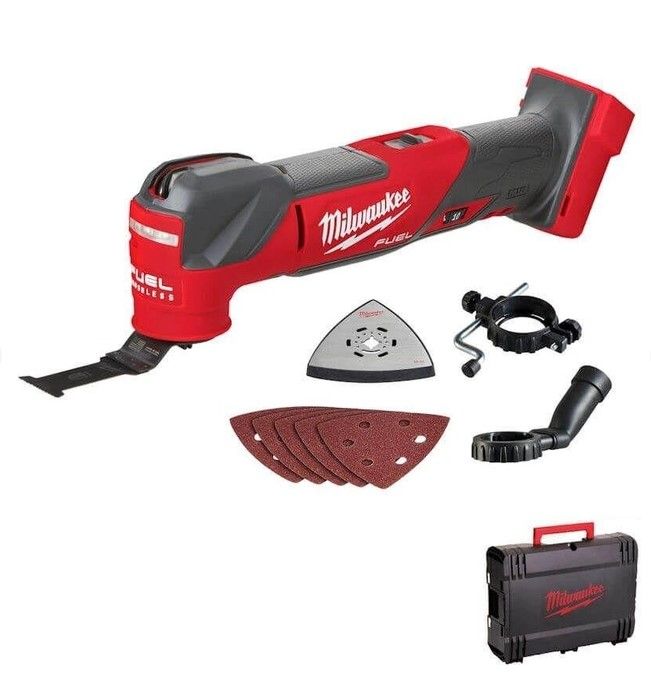 Інструмент багатофункціональний безщітковий акумуляторний MILWAUKEE M18 FMT-0X (каркас, HDкейс)