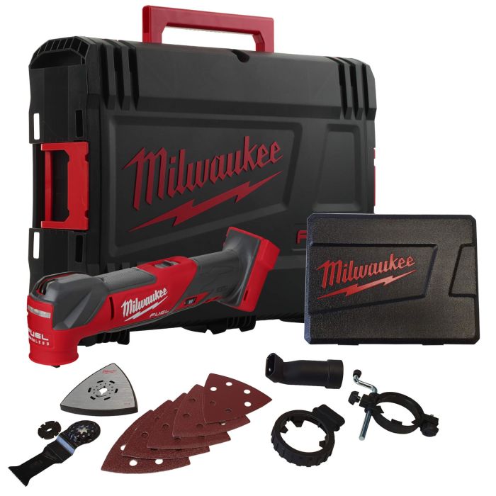 Інструмент багатофункціональний безщітковий акумуляторний MILWAUKEE M18 FMT-0X (каркас, HDкейс)