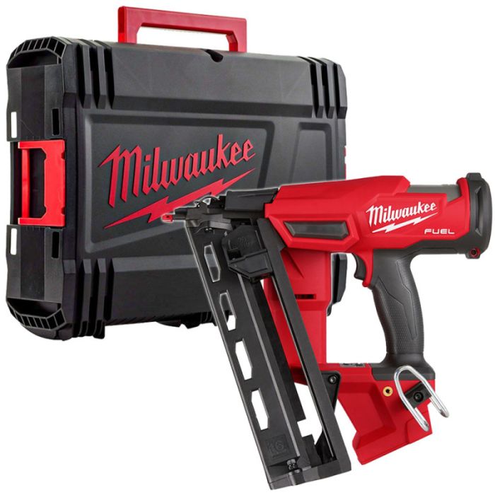 Пістолет цвяхів акумуляторний безщітковий MILWAUKEE M18 FN16GA-0X (32-64мм)(каркас, HDкейс)