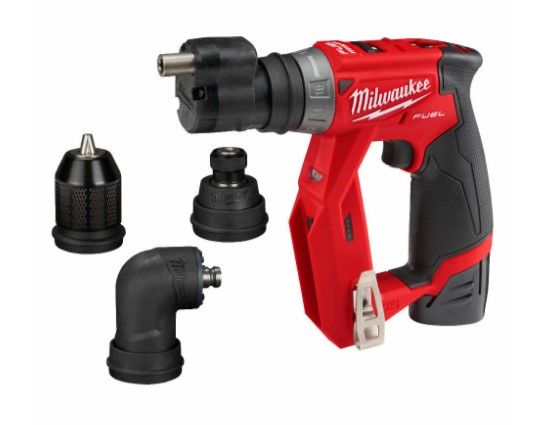 Дриль-шуруповерт акумуляторний безщітковий MILWAUKEE M12 FDDXKIT-202X,34Нм (4насадки+ЗУ+2Х2Ач+кейс)