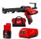 Пістолет для герметика акумуляторний MILWAUKEE M12 PCG/310C-201B (310мл) (ЗУ+1акк.Х2Ач+сумка)