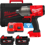 Гайковерт акумуляторний безщітковий MILWAUKEE 3/4" (2034Нм) M18 ONEFHIWF34-502X, з кільцем