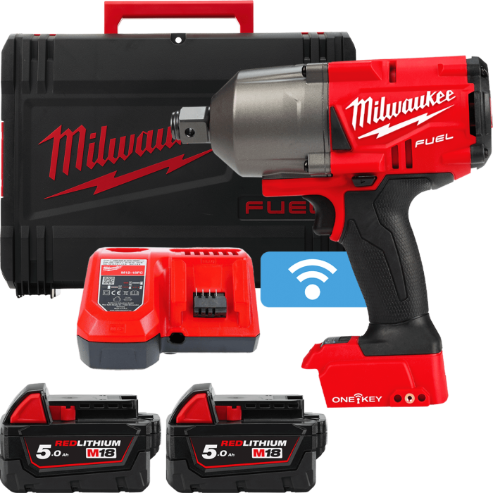 Гайковерт акумуляторний безщітковий MILWAUKEE 3/4" (2034Нм) M18 ONEFHIWF34-502X, з кільцем