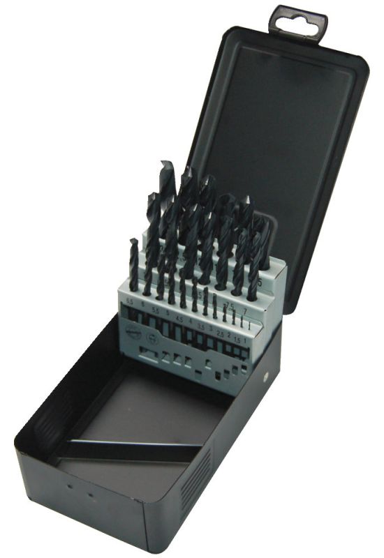Набір свердел по металу HSS-R MILWAUKEE, DIN338 (25шт) (1-13мм)