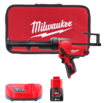 Пістолет для герметика акумуляторний MILWAUKEE M12 PCG/310C-201B (310мл) (ЗУ+1акк.Х2Ач+сумка)