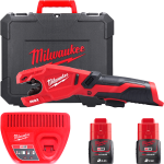 Труборез аккумуляторный по нержавеющей стали MILWAUKEE M12 PCSS-202C (ЗУ+2акк.Х2Ач+кейс)