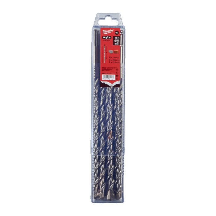 Бур SDS-PLUS M2 MILWAUKEE, Ø14,0х260х200мм (10шт)