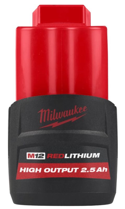 Акумулятор MILWAUKEE M12 HB2.5 (HIGH OUTPUT) 2,5 АЧ