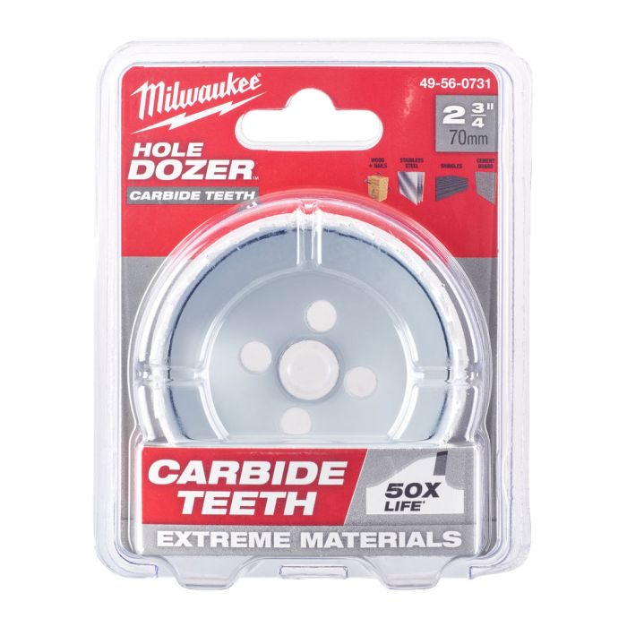 Коронка Bi-Metal HOLE DOZER™ CARBIDE MILWAUKEE Ø70мм