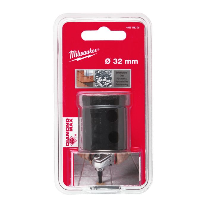 Коронка алмазна Diamond Max MILWAUKEE, Ø32мм M14 (сухе свердління)