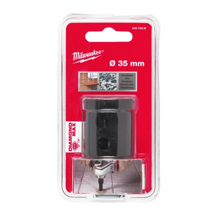 Коронка алмазна Diamond Max MILWAUKEE, Ø35мм M14 (сухе свердління)