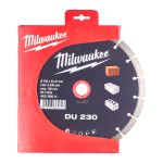 Диск алмазний MILWAUKEE DU 230, Ø230мм (цегла, бетон)