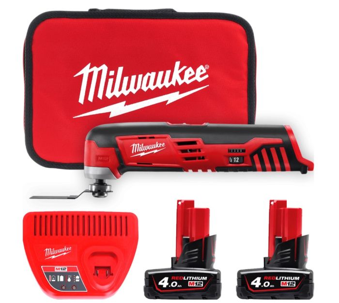 Інструмент багатофункціональний акумуляторний MILWAUKEE M12 MT-402B (ЗУ+2ак.Х4Ач+сумка)