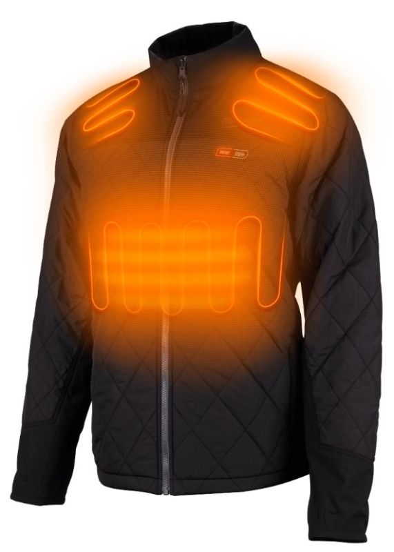 Куртка з підігрівом з капюшоном MILWAUKEE, M12 HPJBL2-0XXL, чорна (розмір XXL)