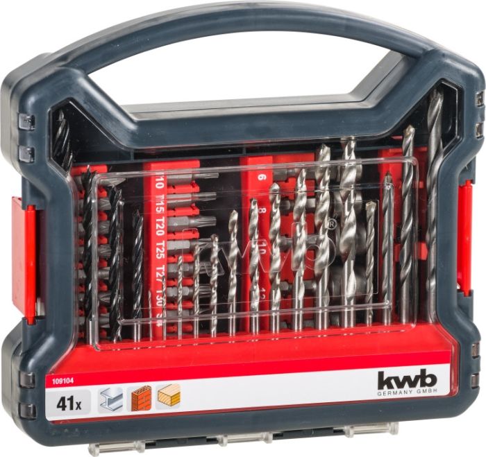 Набор бит и сверл 42 шт, PROMO KWB (109104)
