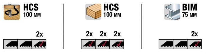 Набор полотен для лобзика, 10 шт, PROMO KWB (109180)