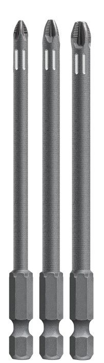 Набор торсионных бит 100 мм, PZ1/2/3, 3 шт, KWB (123140)